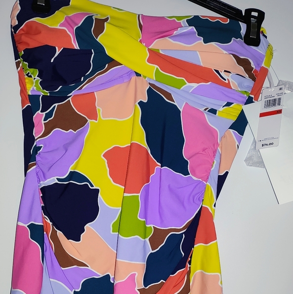 Colorful Abstract Women's Swimwear - Picture 1 of 5